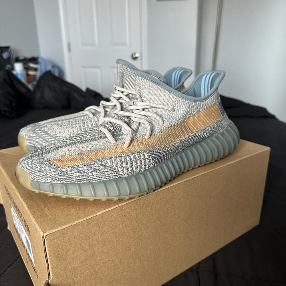 Yeezy 350 boost israfil green and tan